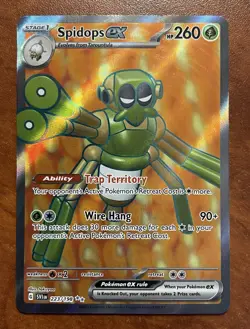 The Pokemon Company-Spidops ex-SV01 Scarlet & Violet-223/198-Holo SIR-NM - Image 1