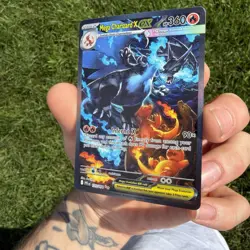 Pokemon Mega Charizard X ex 125/094 Phantasmal Flames SIR Full Art English LP - Image 3