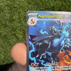 Pokemon Mega Charizard X ex 125/094 Phantasmal Flames SIR Full Art English LP - Image 4