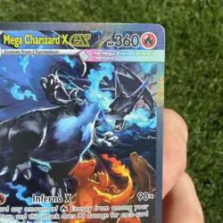 Pokemon Mega Charizard X ex 125/094 Phantasmal Flames SIR Full Art English LP - Image 5