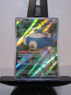 Snorlax 151 SV 051 Black Star Promo Pokemon TCG English LP - Image 1