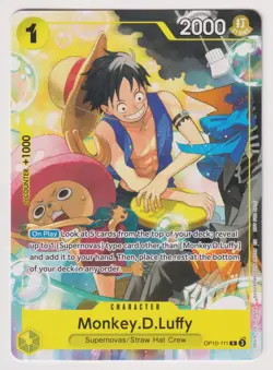 Monkey D Luffy OP10-111 Promo Welcome Pack NM One Piece TCG English - Image 1
