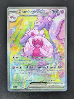 Pokemon Karte Granforgita ex 262/193 Entwicklungen in Paldea Deutsch NM - Image 1