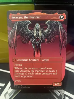 MTG Archangel Avacyn Avacyn, the Purifier SLD Cute to Brute 1209 THICK CARD - Image 2