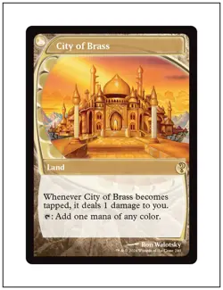 City of Brass, Future Sight Mystery Booster 2, Magic MTG NM - Image 1