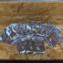 14 SEALED PACKAGES 1999 POKEMON SERIES NINTENDO ARTBOX STICKERS - Image 1