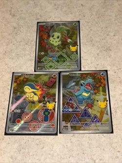 Pokemon First Partner Series 2 Johto Starter Set Chikorita Cyndaquil Totodile - Image 1
