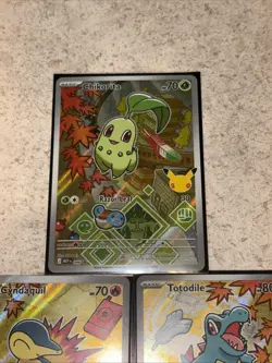Pokemon First Partner Series 2 Johto Starter Set Chikorita Cyndaquil Totodile - Image 4