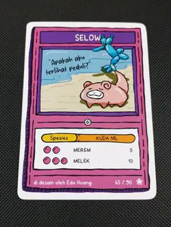 Pokkedo V4 - Selow Slowpoke - Pokemon Parody Fan Art - Edo Huang - Image 1