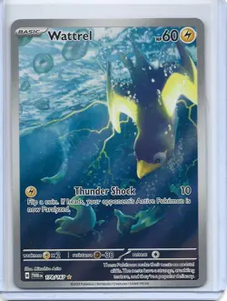 Pokemon Wattrel Illustration Rare Holo Twilight Masquerade 178/167 - Image 1