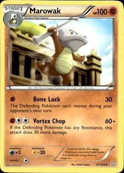 Pokemon Marowak Dragons Exalted 61/124 Light Play LP+ or Better - Image 1