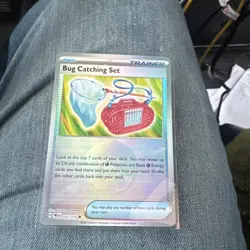 Pokemon Bug Catching Set 102/131 Prismatic Evolutions Poke Ball Reverse Holo NM - Image 1
