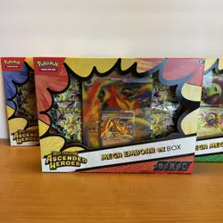 3X Ascended Heroes Pokemon TCG Mega Ex Complete Set Boxes Brand New Sealed - Image 3