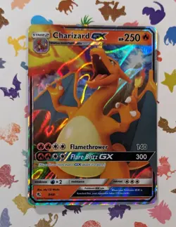 Pokemon TCG Charizard GX 9/68 Hidden Fates Ultra Rare Holo English 2019 - Image 1