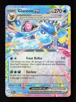 Glaceon ex 026/131 Holo Double Rare Prismatic Evolutions Pokemon Near Mint - Image 1