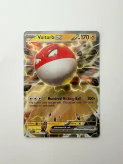 Pokemon TCG Voltorb EX Holo Ultra Rare 058/217 Ascended Heroes EN NM - Image 1