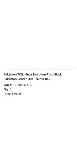 *PRESALE* Pitch Black POKEMON CENTER Elite Trainer Box PC ETB SHIP 7/17 - Image 2