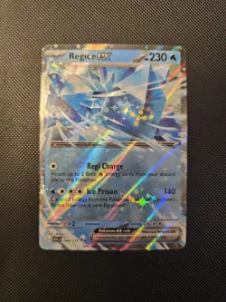 Regice EX 048/217 Double Rare Pokemon TCG Ascended Heroes - Image 1