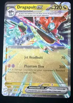 DRAGAPULT EX 160/217 HOLO ASCENDED HEROES POKEMON NEAR MINT - Image 1