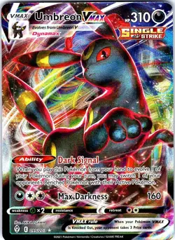 Umbreon VMAX 095/203 Holo VMAX Rare Evolving Skies Pokemon Holo Near Mint - Image 1