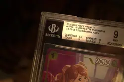 One Piece CHARLOTTE PUDDING OP03-112 CS CHAMPIONSHIP EVENT BGS 9 - Image 4