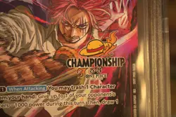One Piece Shanks P-083 CHAMPIONSHIP EVENT FINALIST VERSION BGS 9.5 - Image 4