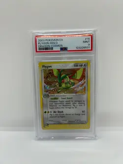 2003 Pokemon Dragon Cosmos #15 Flygon Holo PSA 9 MINT - Image 1