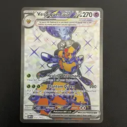 Vespiquen EX Obsidian Flames Full Art Ultra Rare Holo Card 212/197 - Image 1
