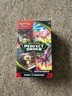 Pokemon Mega Evolution Perfect Order Booster Bundle, 6 Packs, Collectible Card - Image 1