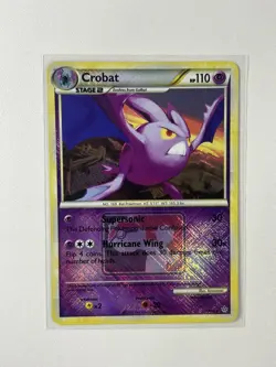 Crobat 14/95 Pokemon League C rosshatch Promo - Unleashed Pokemon TCG Card NM - Image 2