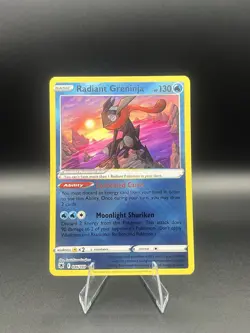 Pokemon Radiant Greninja 046/189 Astral Radiance holo Radiant textured - Image 1