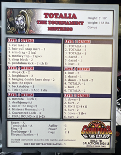 2026 Totalia SE Filsinger Games Champions of the Galaxy Game Card Rare - Image 2