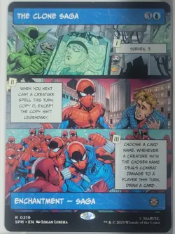 The Clone Saga Borderless x1, MTG, Marvel's Spider-Man, SPM, NM - Image 1