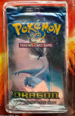 Pokemon TCG EX Dragon Booster Blister Pack LATIOS Art Factory Sealed READ - Image 2