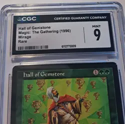 Hall of Gemstone Mirage Rare Magic the Gathering MTG CGC 9 Mint - Image 4