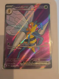Pokemon TCG Beedrill EX Full Art Chaos Rising English 098/086 - Image 1
