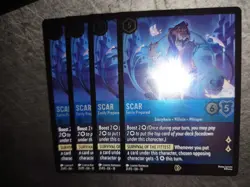 Disney Lorcana - Whispers In The Well - Foil Promo - Scar Eerily Prepared 21/P3 - Image 1