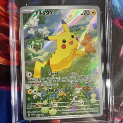 Pikachu SVP088, Adventure Chest Promo 2024 Black Star, Pokemon TCG CGC 9.5 - Image 3