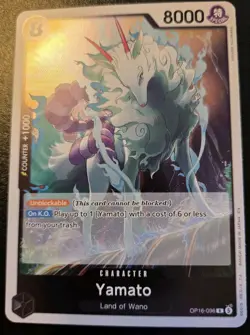 Yamato OP16-096 Foil Rare The Time Of Battle One Piece Card Game - Image 1