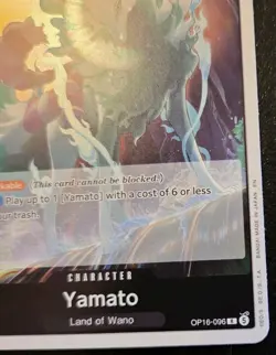 Yamato OP16-096 Foil Rare The Time Of Battle One Piece Card Game - Image 5