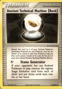 Ancient Technical Machine [Rock] 85/101 Hidden Legends Pokemon Card TCG - Image 1