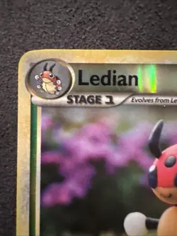 Ledian 25/123 Pokemon Heart Gold Soul Silver REVERSE - Very Clean - Image 2