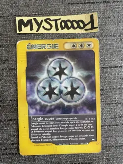 Carte Pokemon Energie Super 145/147 Aquapolis Wizard Francais Occasion - Image 1