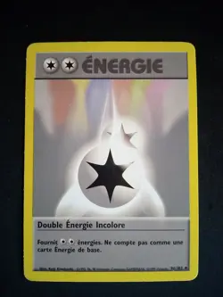 Carte Pokemon Double Energie Incolore 96/102 Set De Base - Image 1
