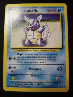 Carte Pokemon Carabaffe 42/102 Set De Base - Image 1