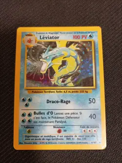 Carte Pokemon Leviator 6/102 Holo Set De Base - Image 1