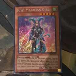 Yu-Gi-Oh! Kiwi Magician Girl Secret Rare Holo MVP1-ENS16 1st Ed Konami EN - Image 1