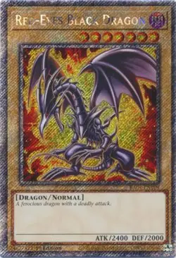 Yugioh! Red-Eyes Black Dragon (7th Art) - RA04-EN109 - Platinum Secret Rare - 1s - Image 1