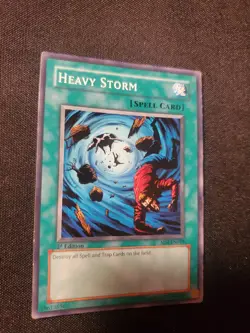 Heavy Storm SD4-EN019 Structure Deck: Fury from the Deep Yu-Gi-Oh 1st Edition Lp - Image 2