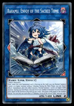 RAHAMU, ENVOY OF THE SACRED TOME - BLZD-EN051 Blazing Dominion Yu-Gi-Oh NM - Image 1